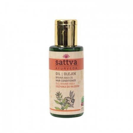 SATTVA AYURVEDA Olejek ziołowy przyspieszający wzrost włosów Brahmi Amla 100ml